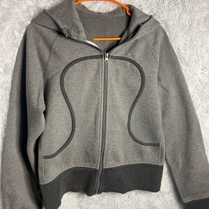 Lululemon Grey  Scuba Hoodie Sz8